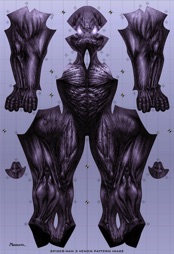 Venom Suit Artwork For Sublimation Printing